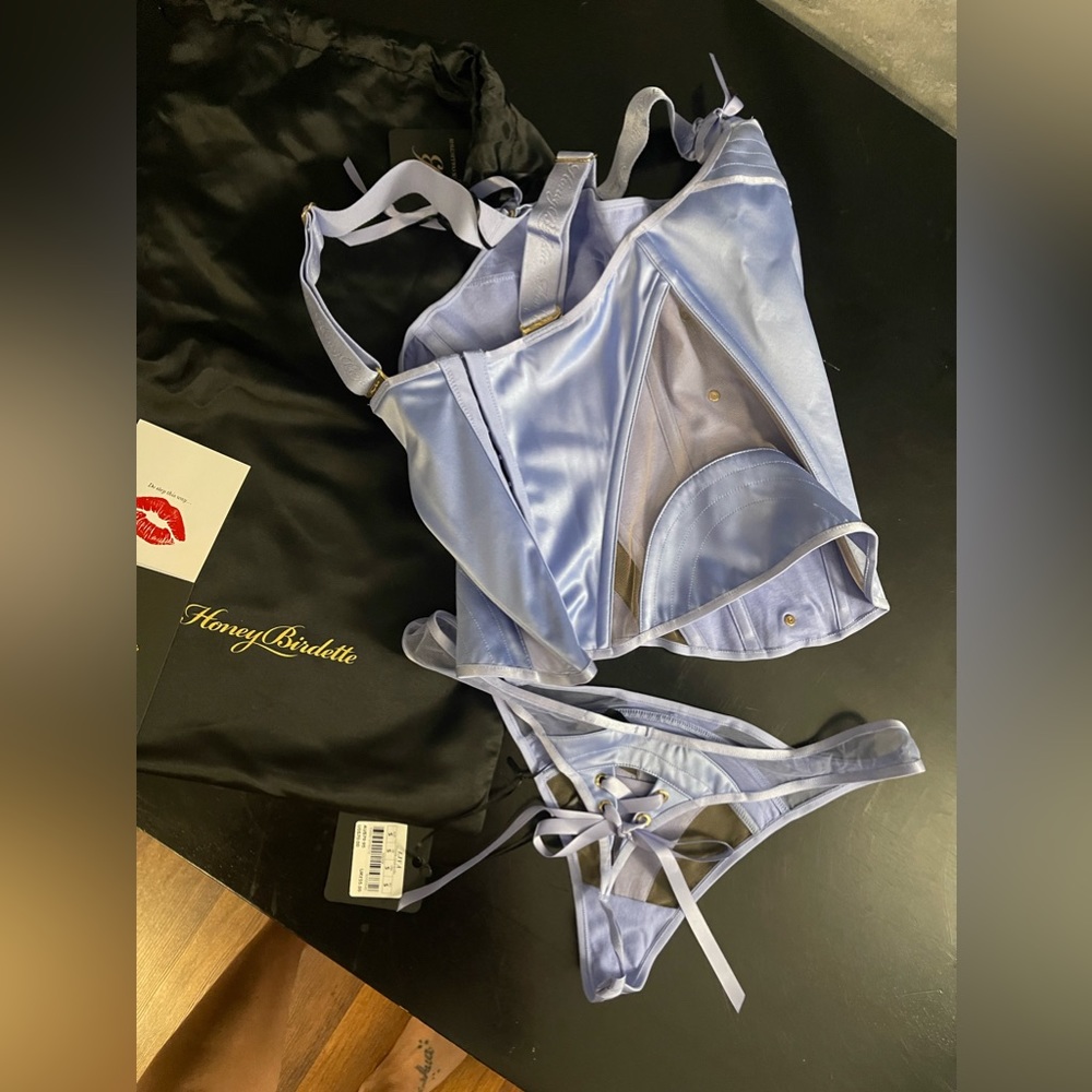 Honey Birdette Liva corset set